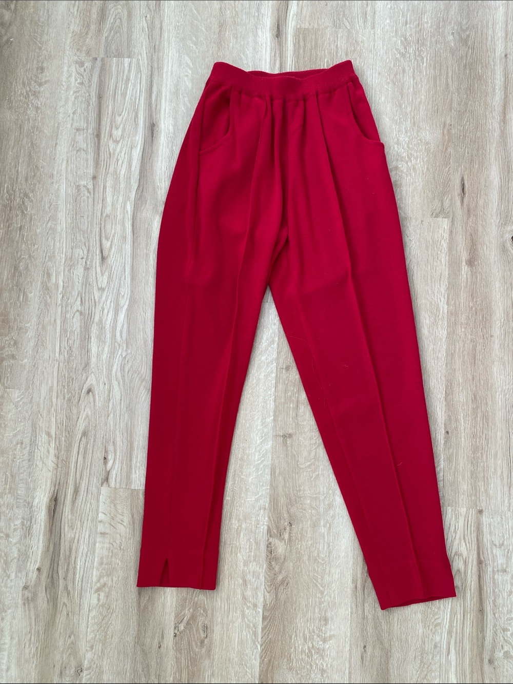 Classiques Entier Vibrant Red Merino Wool Sweater